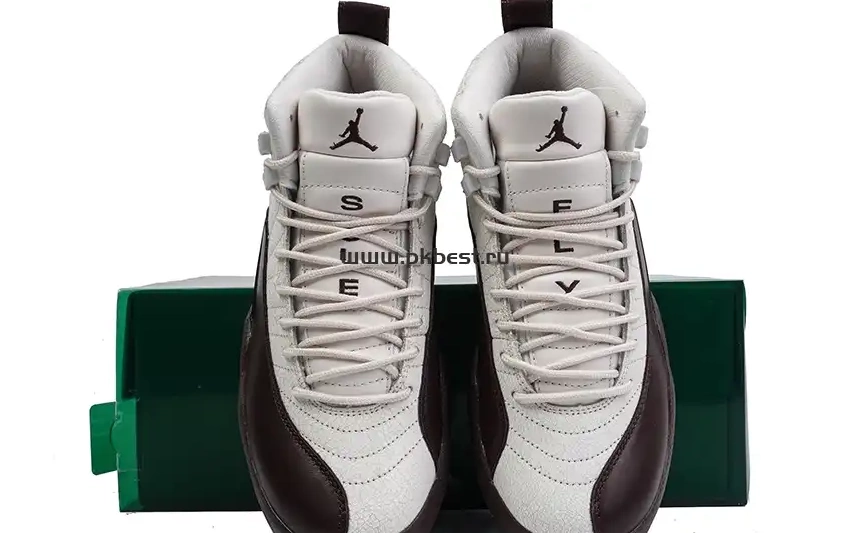 Jordan x GOD SoleFly and READY black 12 White SHIP Air Jordan MATERIALS TO PK RETAIL 0606